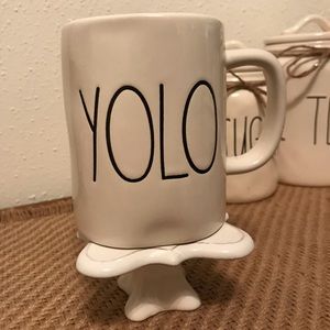 Rae Dunn YOLO mug